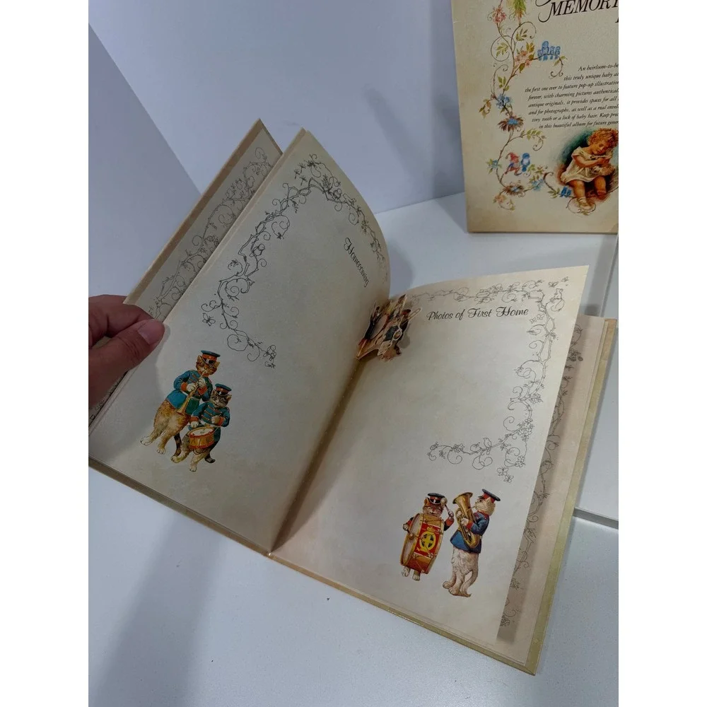 Vintage 1985 Baby's Memory Book Philomel Books Keith Ivy Moseley Pop-Up